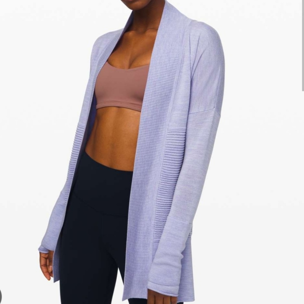 NWT Lululemon Sit In Lotus Wrap II Sz 8 in Heather's Lavender.